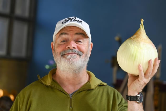 John Rielly's onions are regular winners (picture from 2022) 