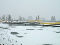 Chiswick Business Park lake