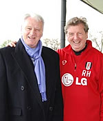 Sir Bobby Robson with Roy Hodgson