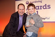 Charlie Simpson wins JustGiving award