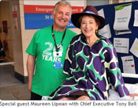 Maureen Lipman at Chelsea and Westminster Hospital