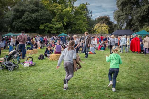 Crowds at a previous Apple Day. Picture: Louise Turnbull 