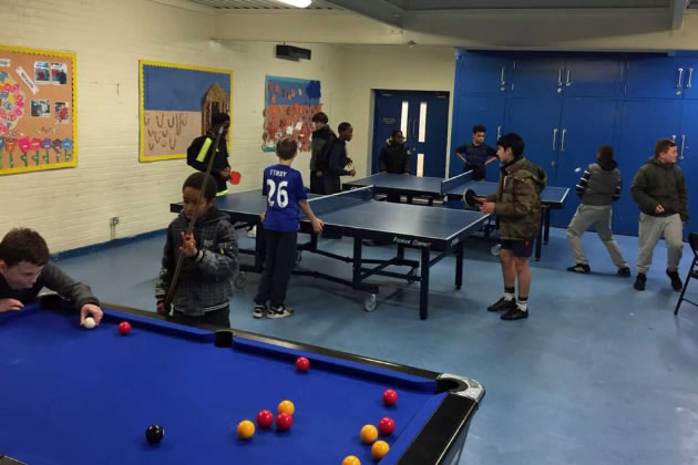 Over 100 young people attend the Brunswick Club on a weekly basis 