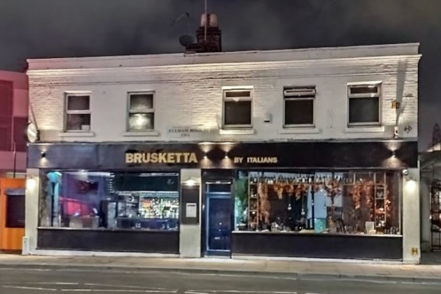 Brusketta opening soon on Fulham Broadway 