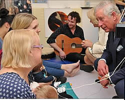 Prince Charles at Chelsea Children's Hospital