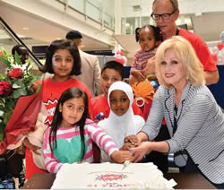 Joanna Lumley opens Chelsea and Westminster Open Day