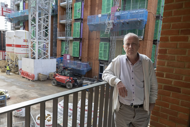 David McGinty at his home in Fulham