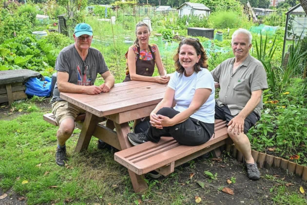 FHS show secretary Charles Dowson, member Nicole Coleman, member Rose Craston and FHS chair Eddie Robinson