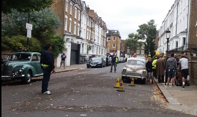 Grantchester TV series filming in Fulham