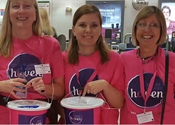 Volunteers with Breast Cancer Haven