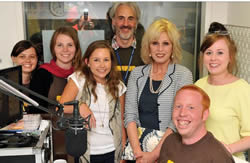 Joanna Lumley at Chelsea and Westminster Hospital Radio