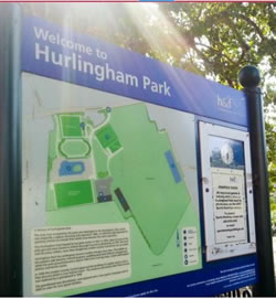 Hurlingham Park in Fulham