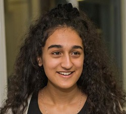 Isra Shaker, A Level student at Lady Margaret School in Fulham