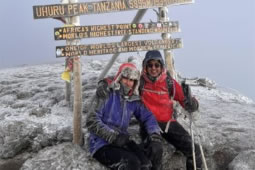 Father and Son Team Reach the Summit of Mount Kilimanjaro  