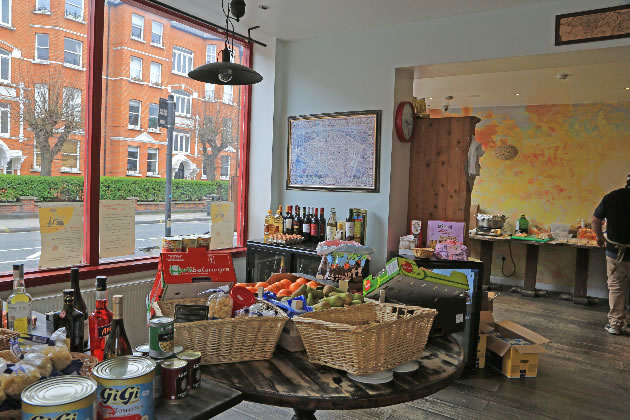Restaurant in Fulham, turned into grocers