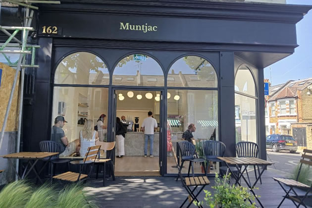 Muntjac Bakery and Coffee, which has transformed the dilapidated corner shop at number 162