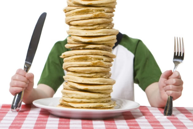 Make sure you don't overdo it on Pancake Day 
