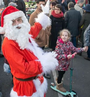 Santa at North End Road Market