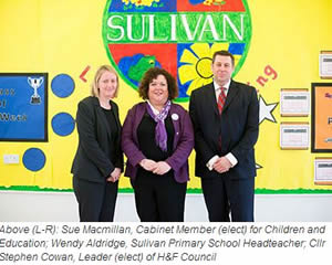 Hammersmith and Fulham Councillors visit Sulivan School in Fulham