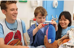 Teddy bear hospital at Chelsea and Westminster Open Day
