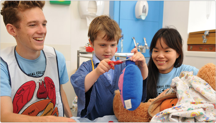 Teddy Bear surgery at Chelsea and Westminster Hospital open day