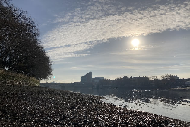 The Thames foreshore at Fulham