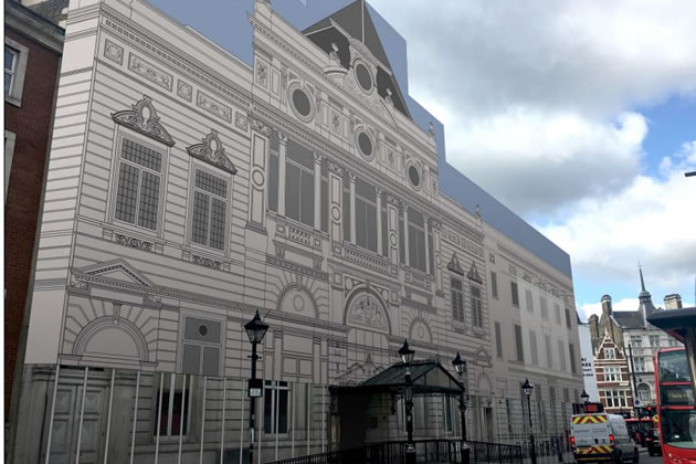 Fulham Town Hall to Be Covered By Decorative Shroud