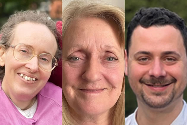 West Kensington's councillors. L to R: Victoria Brignell, Daryl Brown, Florian Chevoppe-Verdier
