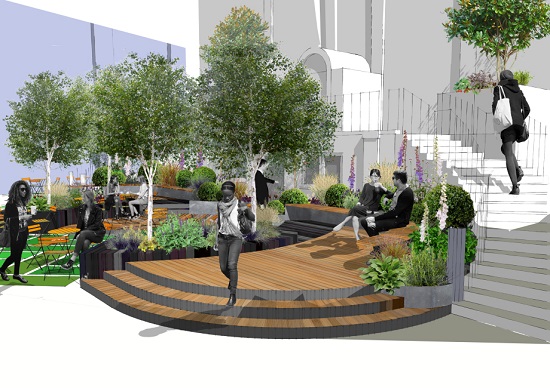 Proposals to improve Bradmore Square in Hammersmith