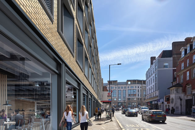 CGI of planned hotel on Shepherd's Bush Road 