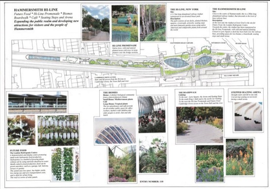 Winning entry to Hammersmith Highline competition
