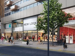 Front of Kings Mall in Hammersmith