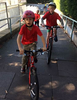 Pupils from St Peter's Primary in Hammersmith