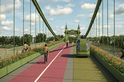 Climate Charity Shares its Vision for a Car Free Hammersmith Bridge