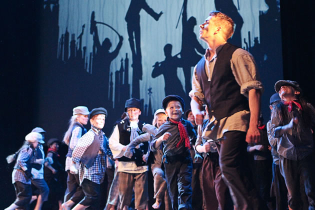 Members of the Mazury Dance Company performing