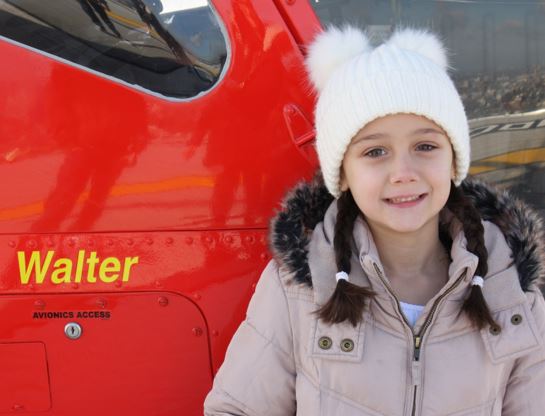 Megan from Fulham who has named a London Air Ambulance after her grandfather Walter