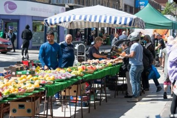 Fruit and veg stalls will be open as normal 