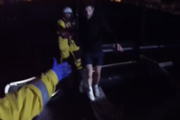 RNLI Lifeboat Teams Up with DJ to Rescue Dog from Thames 