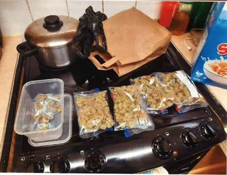Some of the drugs found during the raid