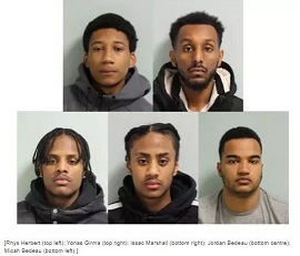 Notting Hill gang jailed for consipiracy to commit violent disorder