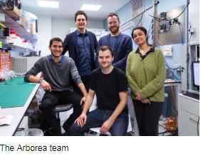 The team at startup company Arborea