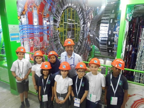 Wormholt Park Primary School Pupils at CERN 